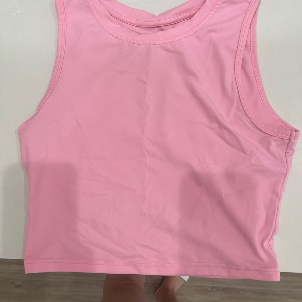 ZYIA STRONGER TANK- Neon pink